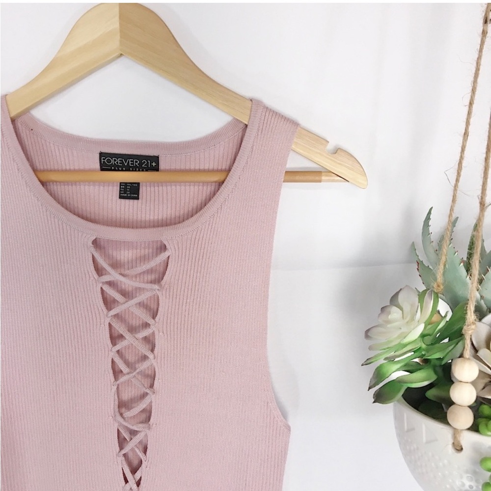 Forever 21 + Ribbed Knit Tank Top - Picture 7 of 8